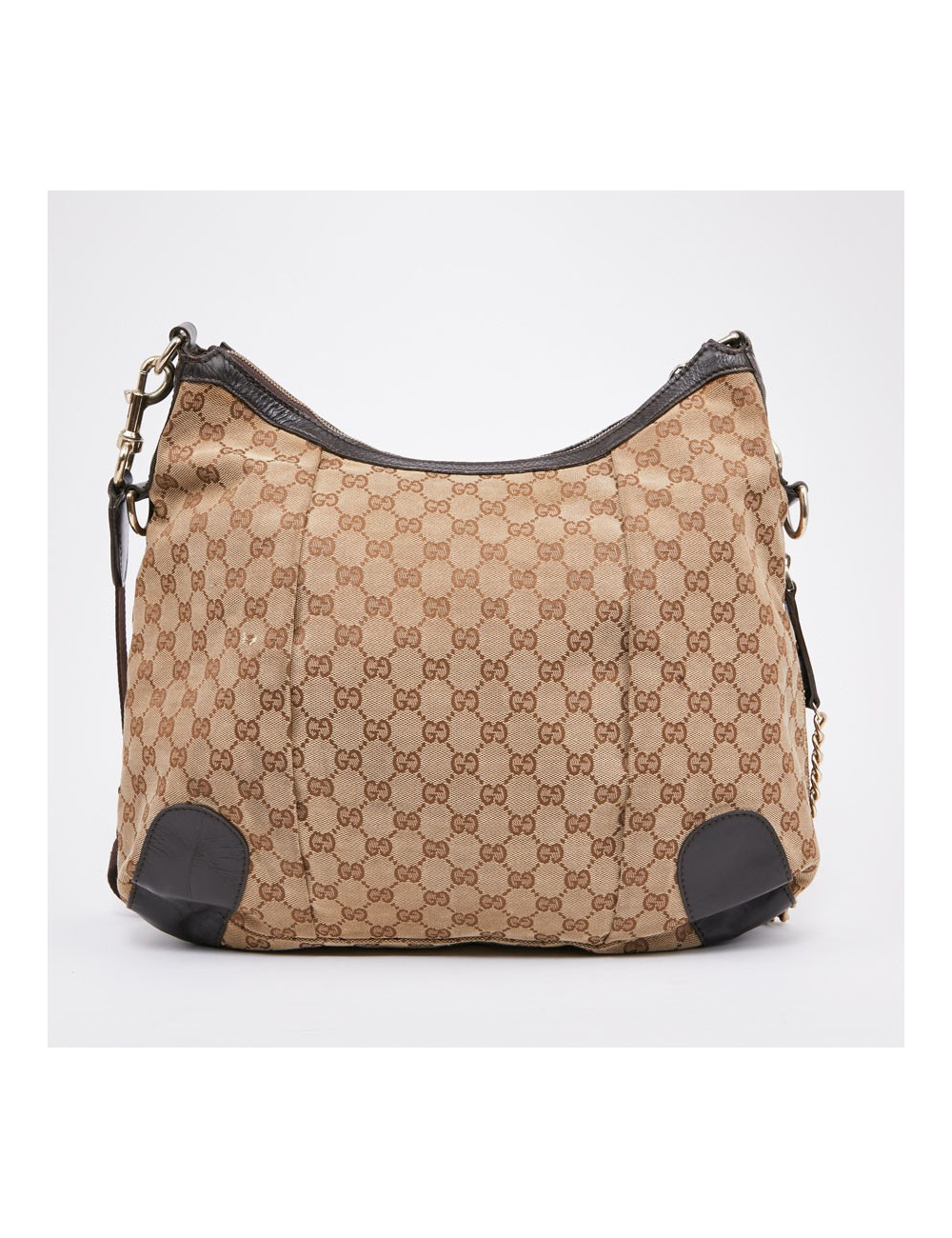 Sac GUCCI toile monogramme marron 