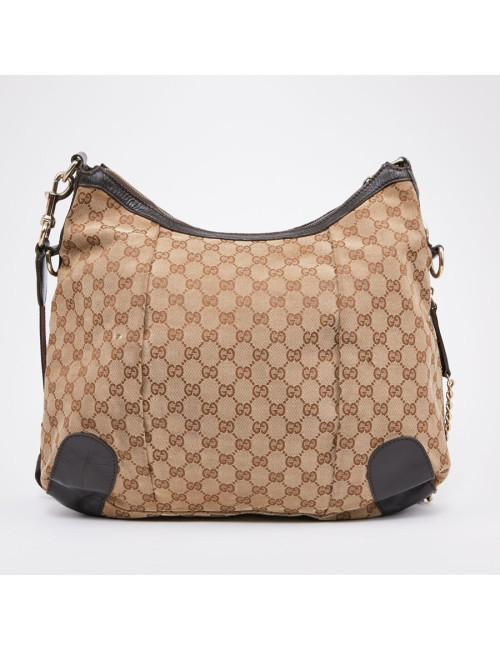 Sac GUCCI toile monogramme marron 