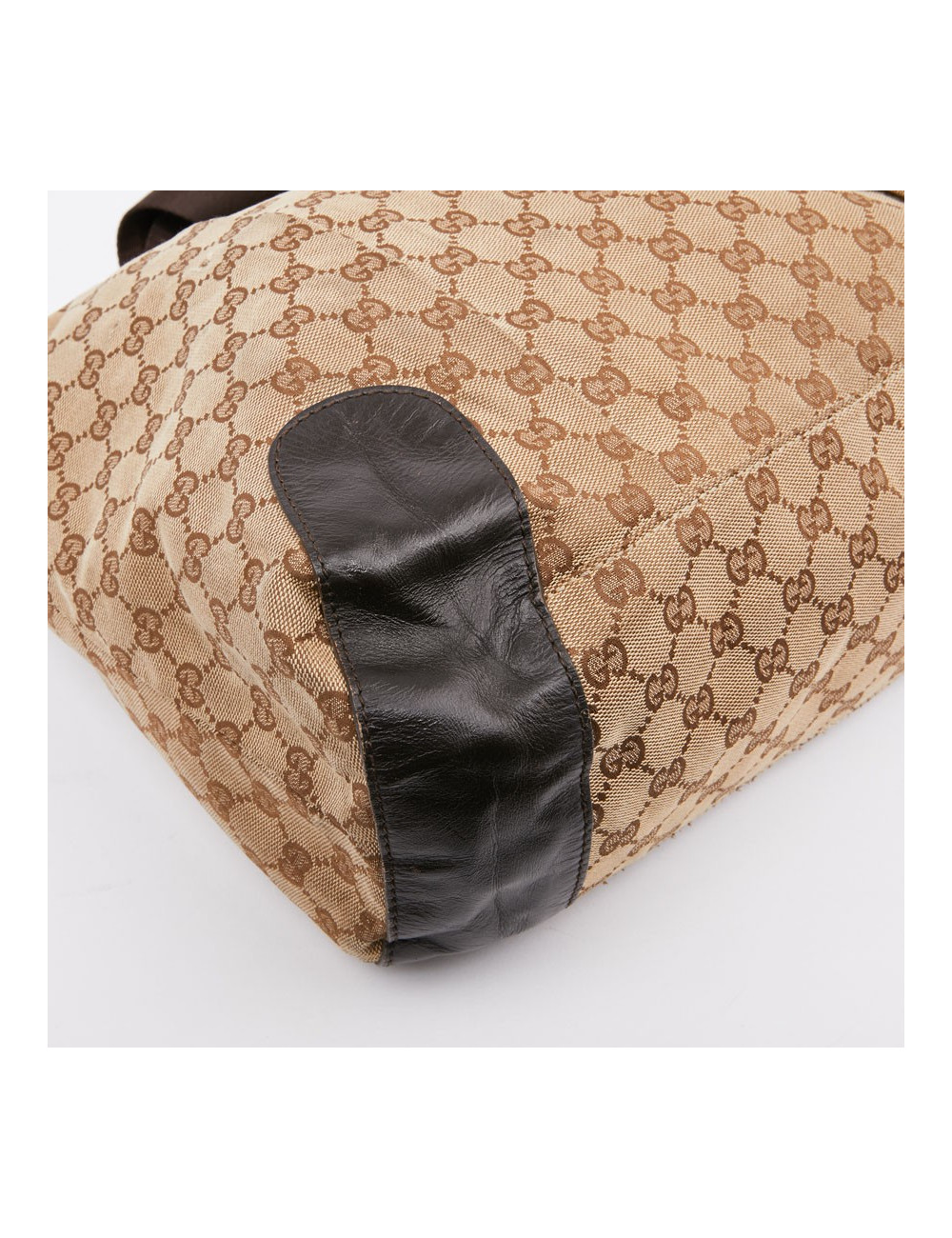 Sac GUCCI en toile marron 