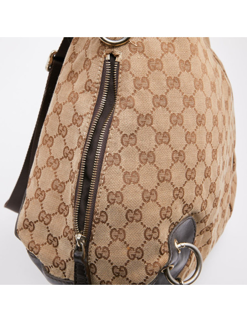 Sac GUCCI en toile marron 