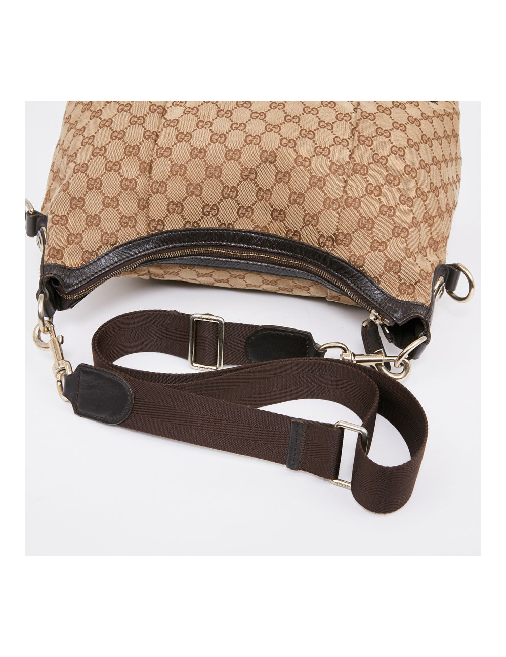 Sac GUCCI en toile marron 