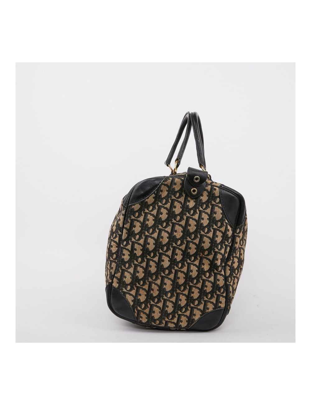 Sac speedy Dior vintage en toile en bleu