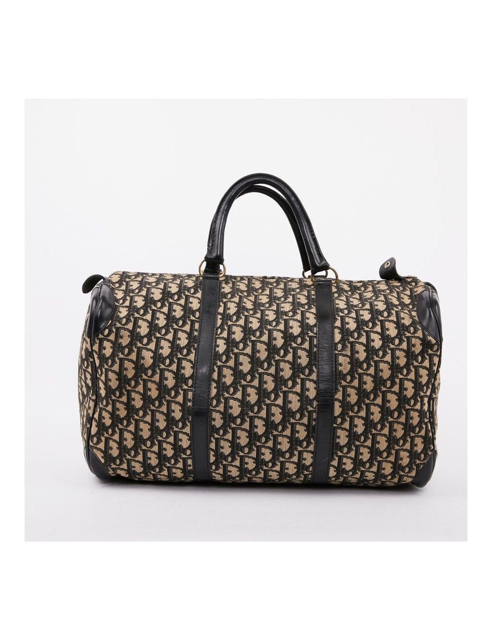Sac speedy Dior vintage en toile en bleu