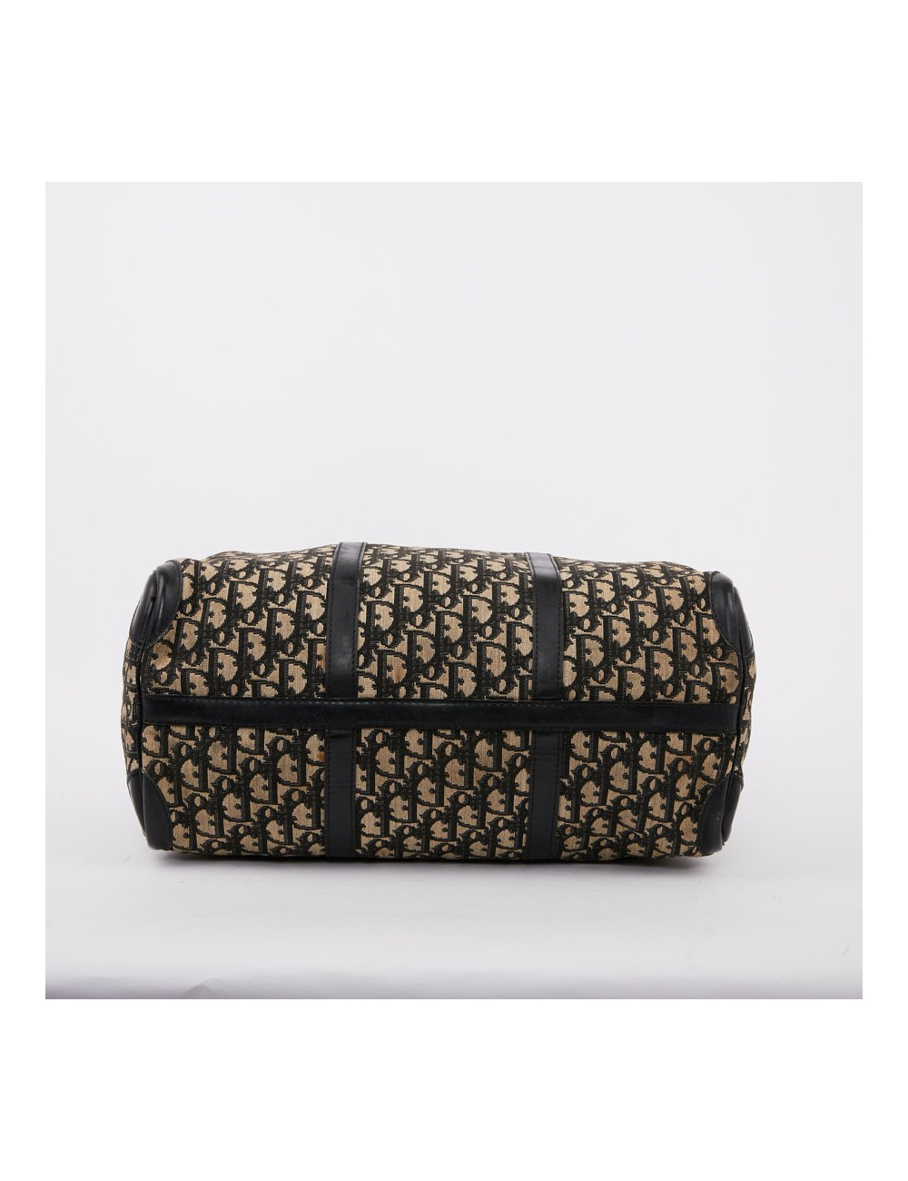 Sac speedy Dior vintage en toile en bleu