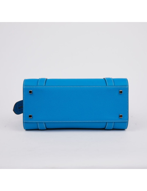  Sac MOYNAT Ballerine en cuir bleu