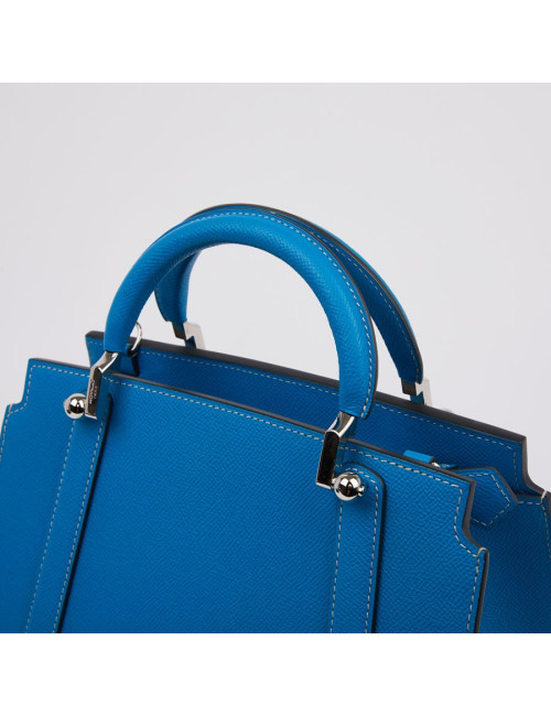  Sac MOYNAT Ballerine en cuir bleu