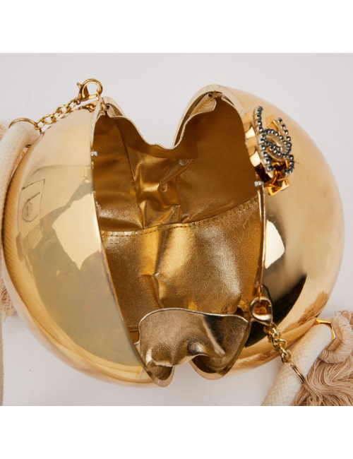 Minaudière Chanel Or Edition Limitée en plexiglas 