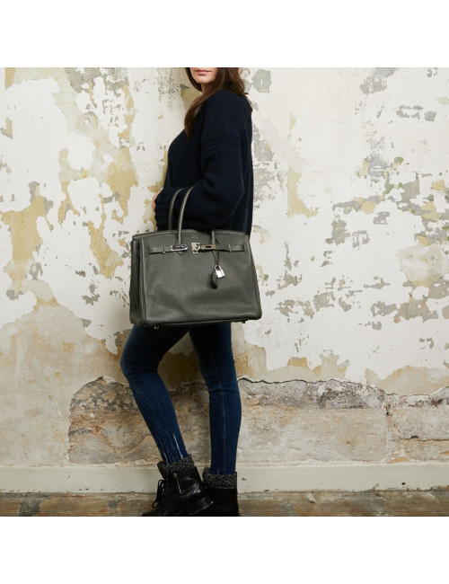 Sac HERMES BIRKIN 35 cuir togo 