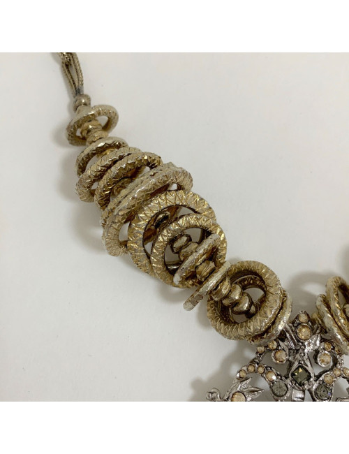 Sautoir CHRISTIAN LACROIX avec imposant pendentif 