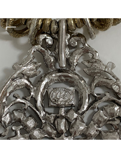Sautoir CHRISTIAN LACROIX avec imposant pendentif 