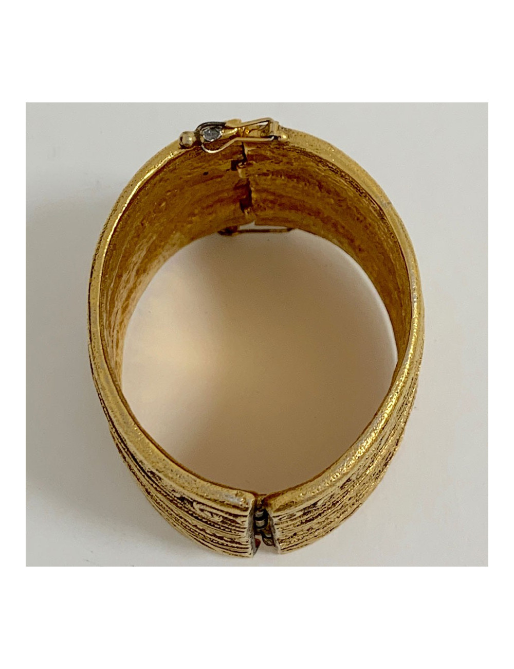 CHANEL couture vintage gilded cuff