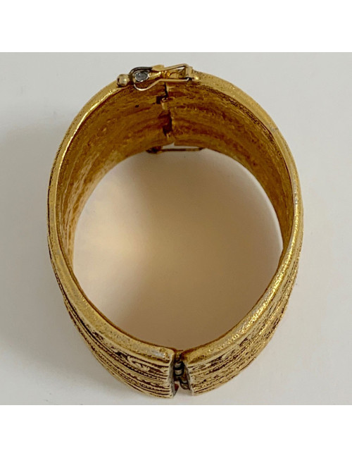 CHANEL couture vintage gilded cuff