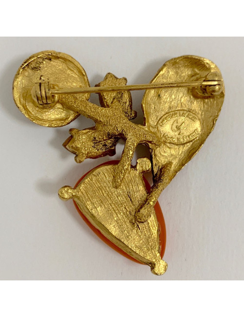 Parure CHRISTIAN LACROIX  collier et broche Vintage