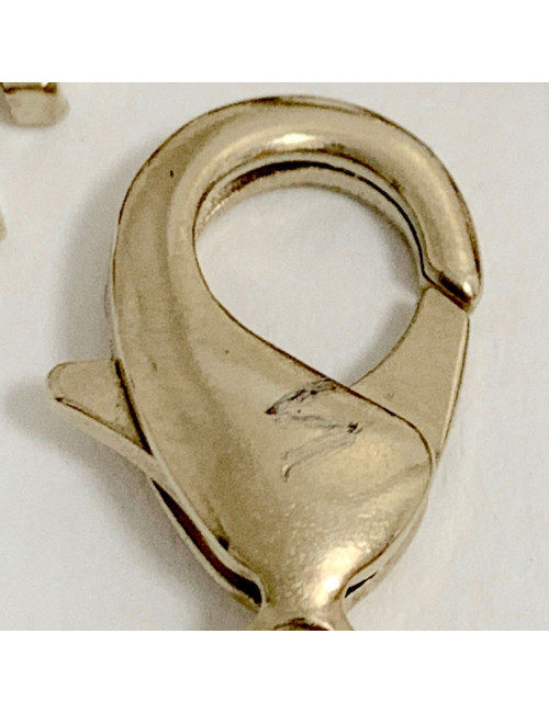 Sautoir multichaines  CHANEL perles nacrées rose  et transparent 