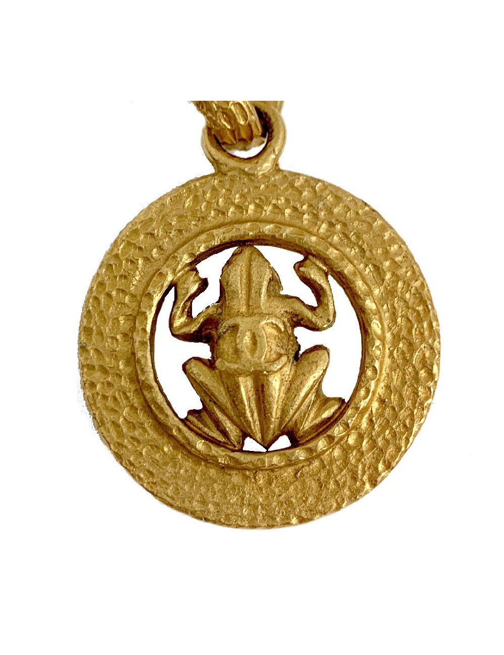 Ceinture CHANEL chaine grenouille