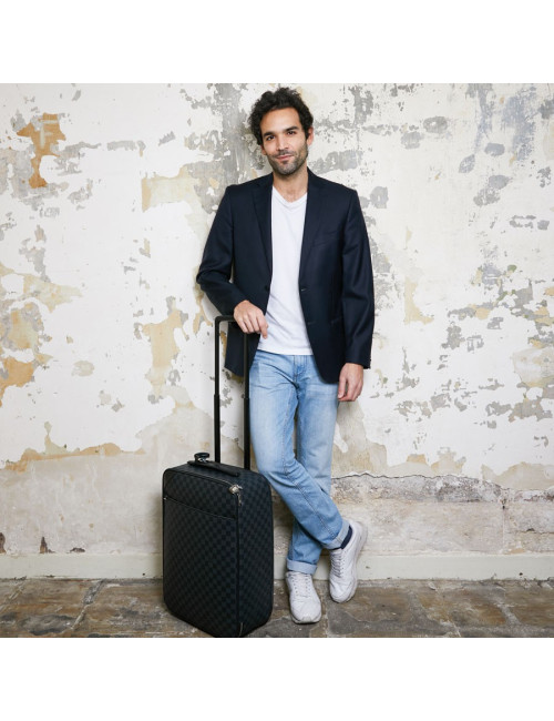 Valise Troley LOUIS VUITTON toile damier