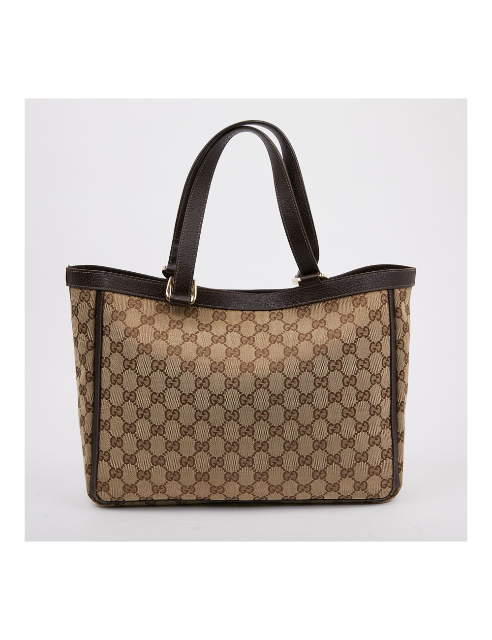 Cabas monogram GUCCI en toile beige