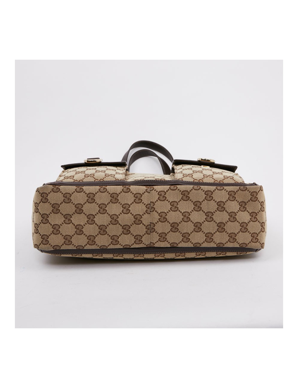 Cabas monogram GUCCI en toile beige