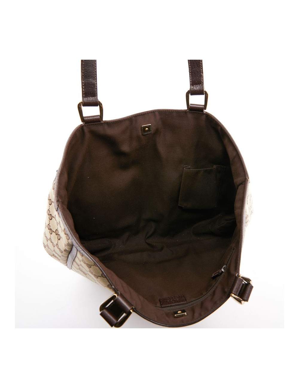 Cabas monogram GUCCI en toile beige