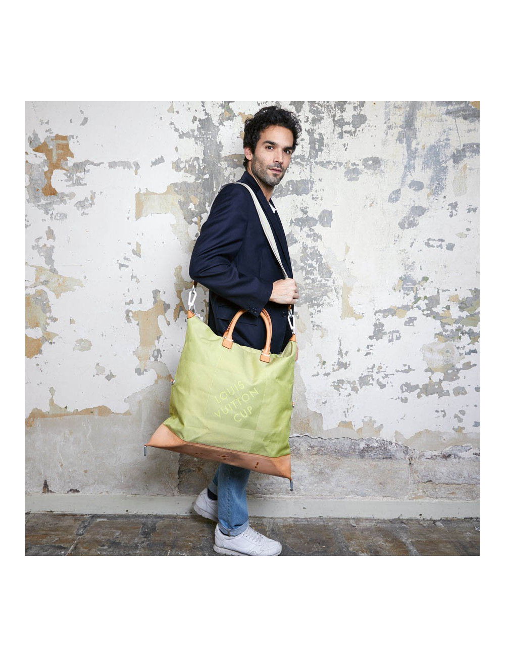 Sac LOUIS VUITTON CUP toile et cuir de vachette naturel