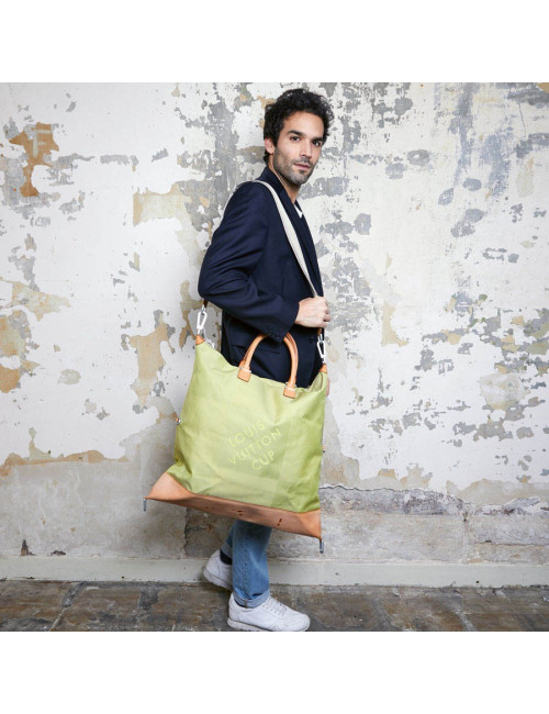 Sac LOUIS VUITTON CUP toile et cuir de vachette naturel