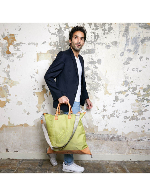 Sac LOUIS VUITTON CUP toile et cuir de vachette naturel