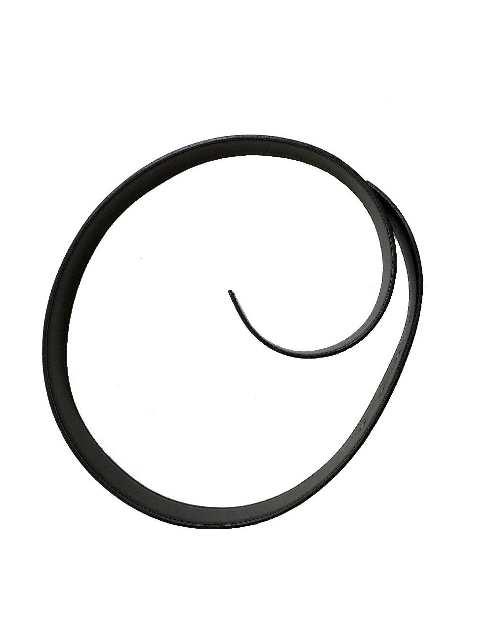 Ceinture tT 80 HERMES reversible box noir et togo bleu