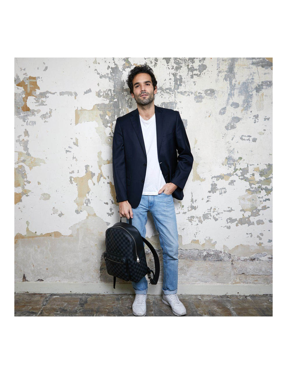 Sac à dos LOUIS VUITTON toile damier