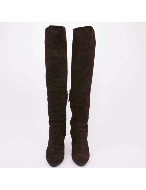 Cuissardes T   GUISEPPE ZANOTTI DAIM MARRON