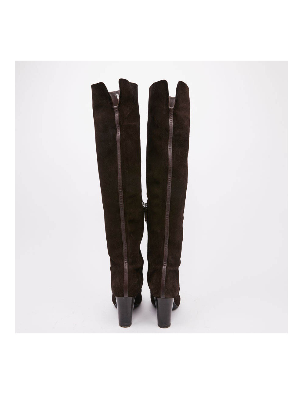 Cuissardes T   GUISEPPE ZANOTTI DAIM MARRON