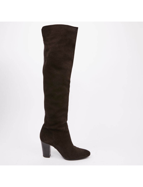 Cuissardes T   GUISEPPE ZANOTTI DAIM MARRON