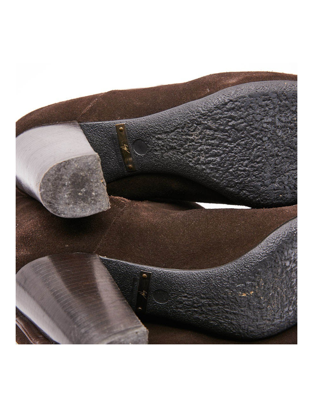 Cuissardes T   GUISEPPE ZANOTTI DAIM MARRON