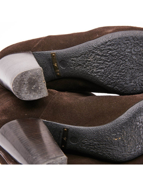 Cuissardes T   GUISEPPE ZANOTTI DAIM MARRON