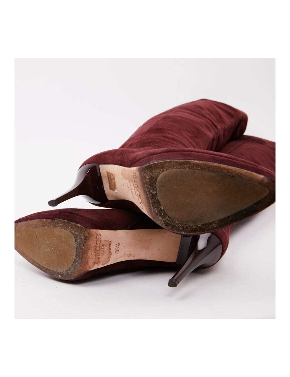 Cuissardes T 38,5 JIMMY CHOO daim