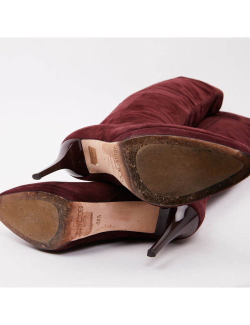 Cuissardes T 38,5 JIMMY CHOO daim