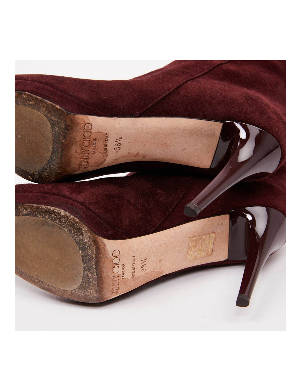 Cuissardes T 38,5 JIMMY CHOO daim