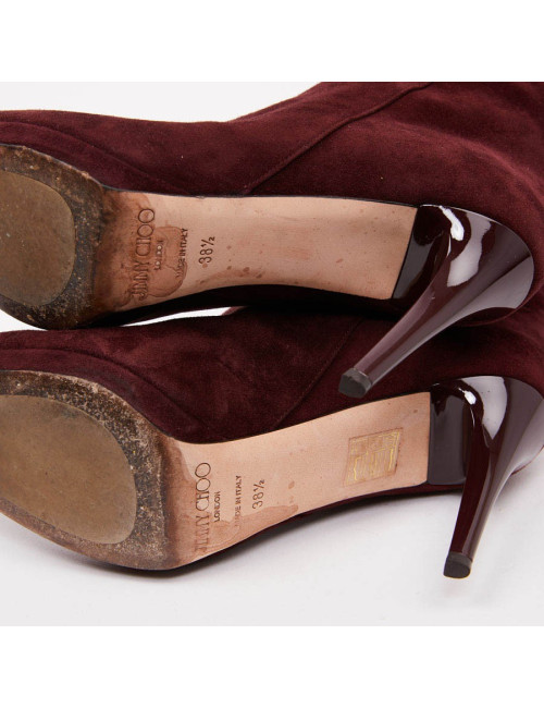 Cuissardes T 38,5 JIMMY CHOO daim