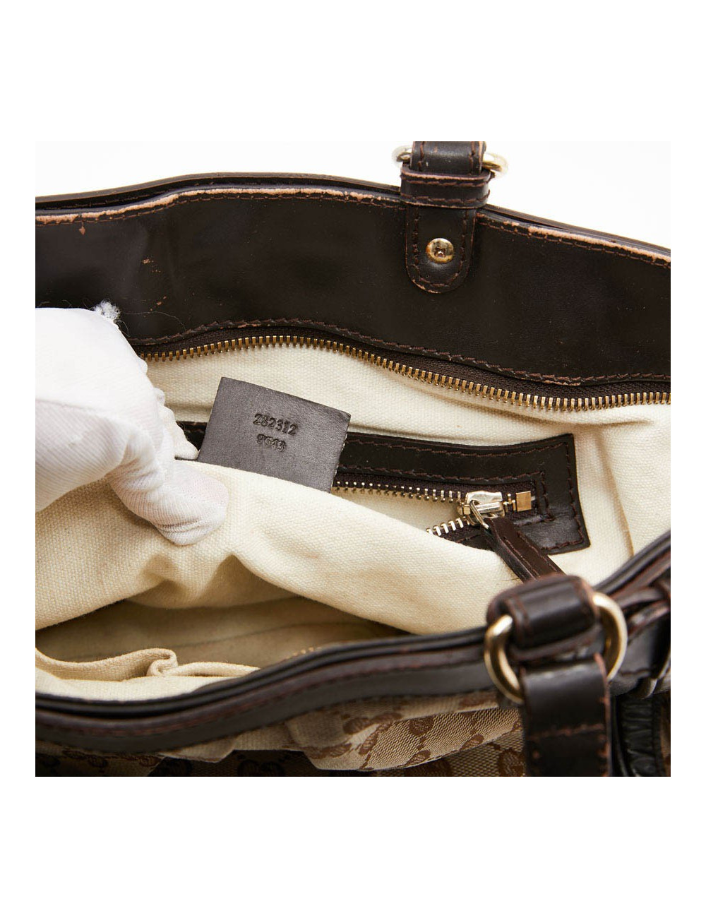 Sac collection Bambou GUCCI toile monogram