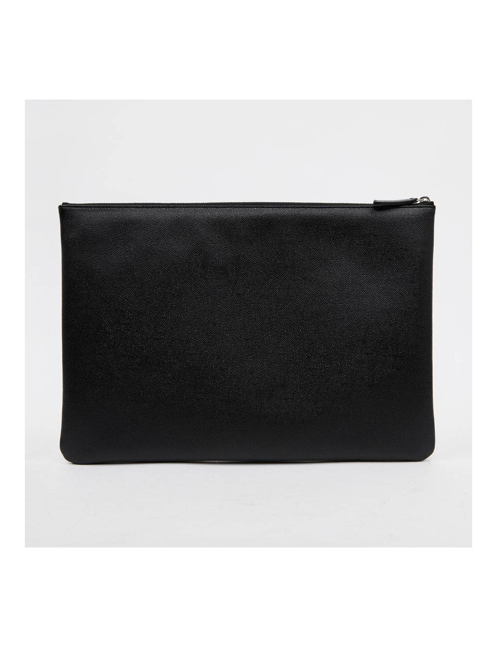 Pochette CHANEL en cuir noir
