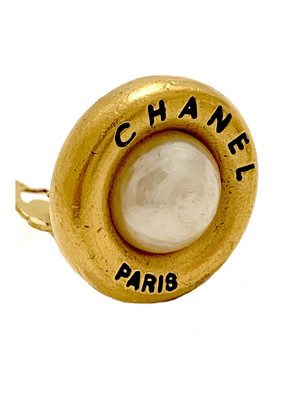 Clips d'oreille CHANEL occasion dorés