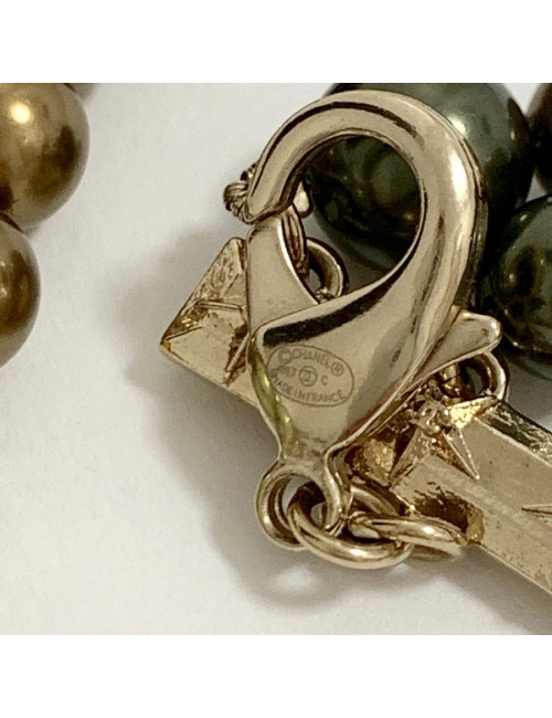 Sautoir CHANEL triple rangs