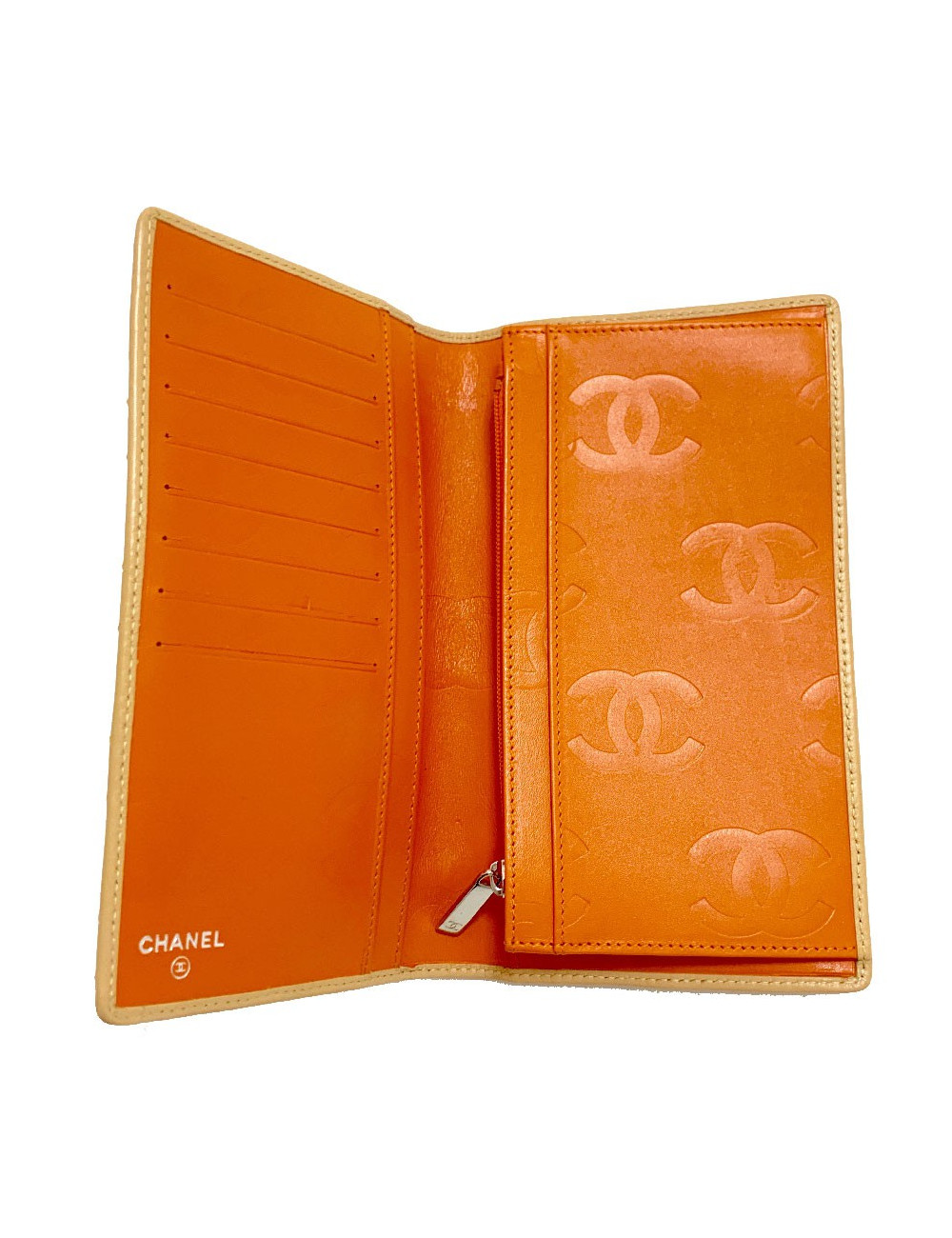 Portefeuille CHANEL Cambon beige