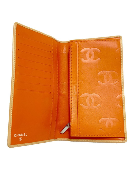 Portefeuille CHANEL Cambon beige