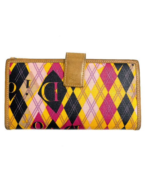 Portefeuille CHRISTIAN DIOR  imprimés géométriques