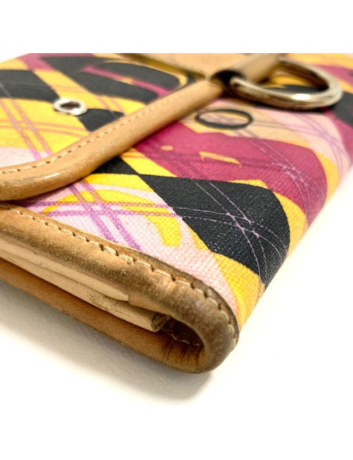 Portefeuille CHRISTIAN DIOR  imprimés géométriques