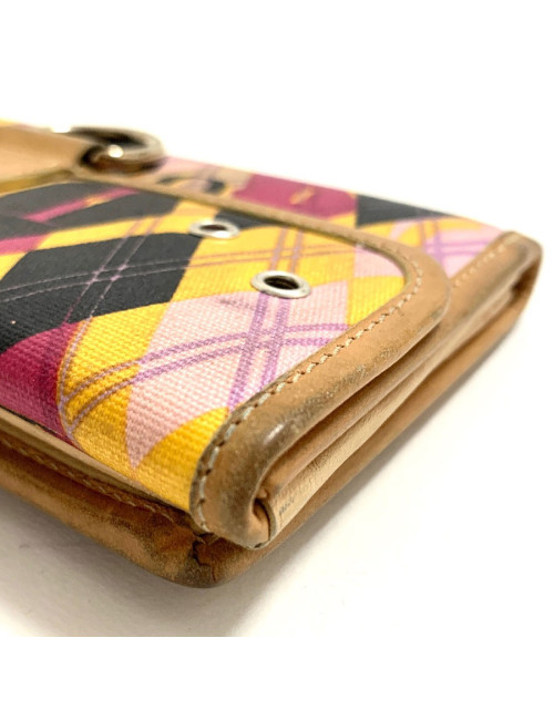 Portefeuille CHRISTIAN DIOR  imprimés géométriques