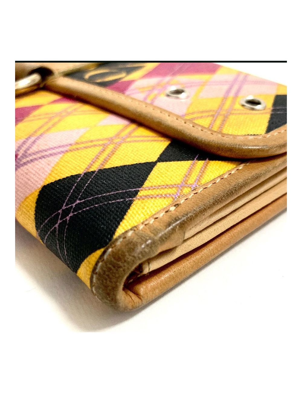 Portefeuille CHRISTIAN DIOR  imprimés géométriques