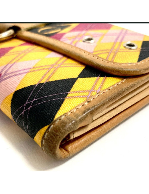 Portefeuille CHRISTIAN DIOR  imprimés géométriques