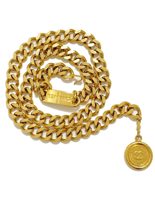 Ceinture CHANEL Vintage chaine dorée 