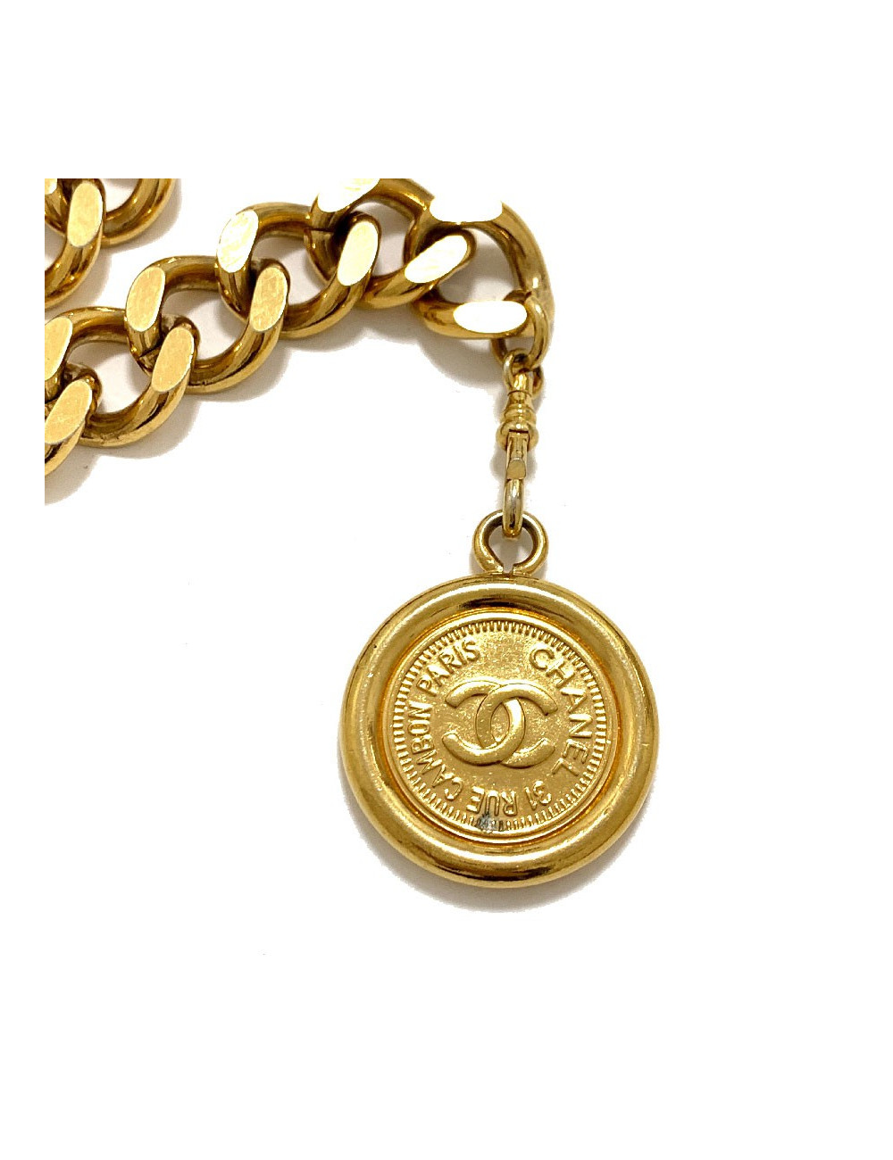 Ceinture CHANEL Vintage chaine dorée 